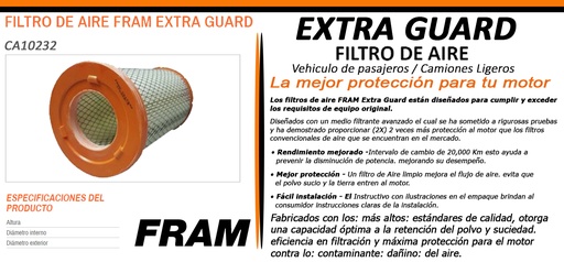 [CA10232] FILTRO DE AIRE
